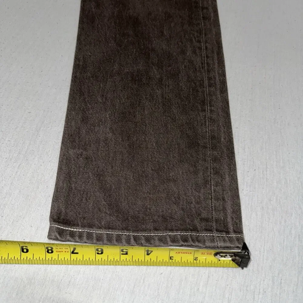 Levis 501xx Jeans Men 34x32 Brown 100% Cotton Straight Leg Button Fly